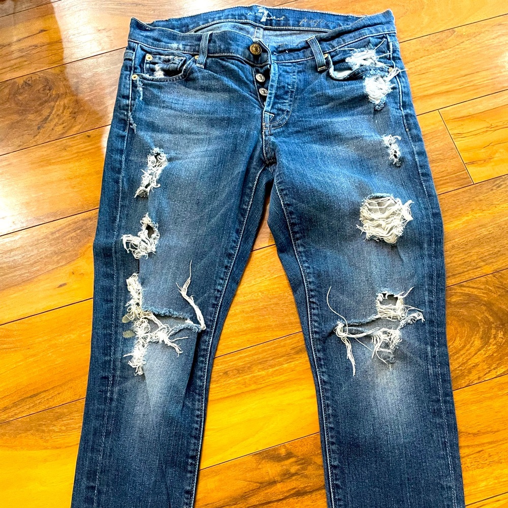 7 for all mankind skinny boyfriend jeans